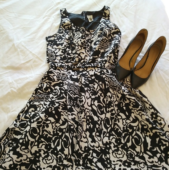 Black and white Cache dress - Picture 1 of 3